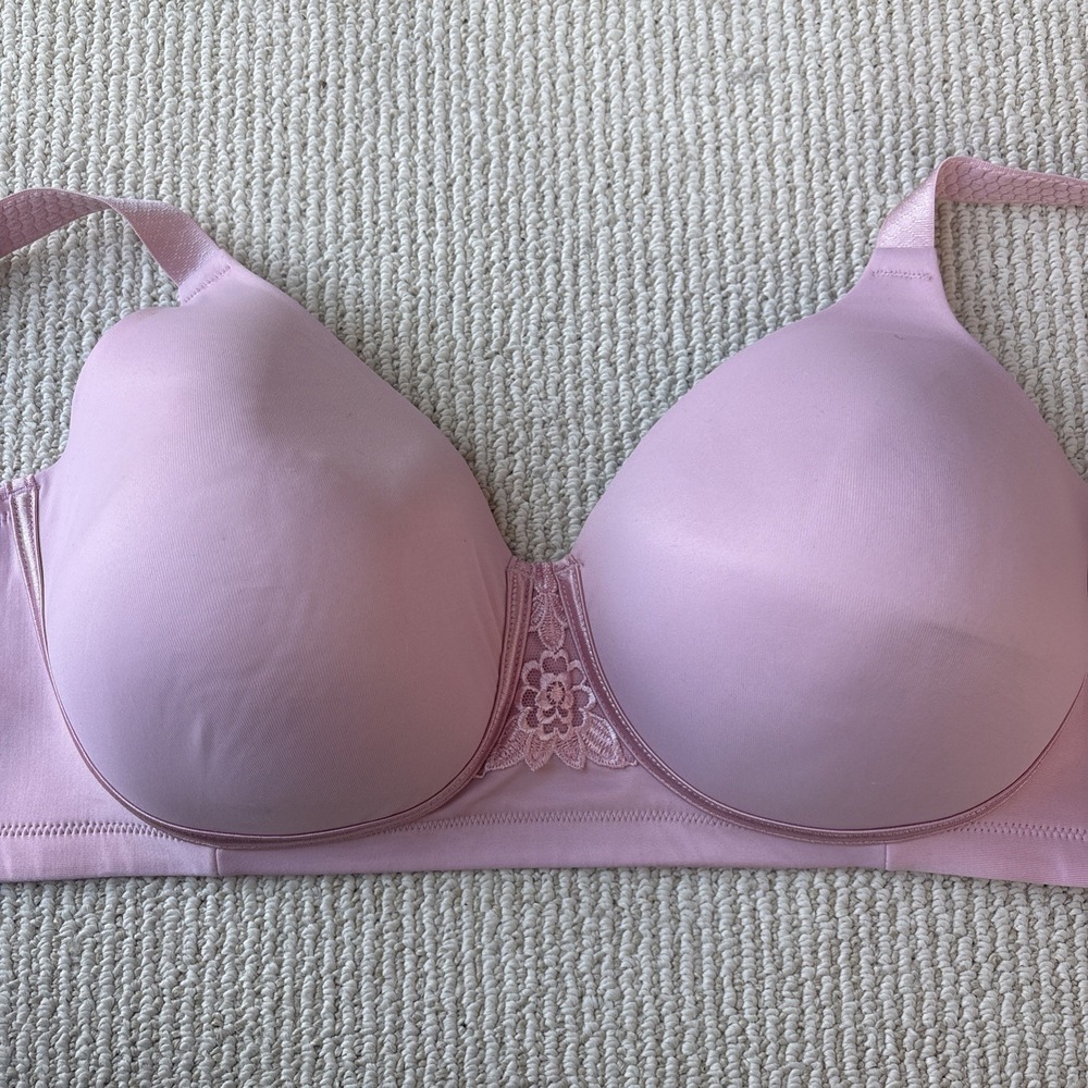 Vanity Fair Bra 42C T-Shirt Bra 71380 Wireless Smoothing Bra